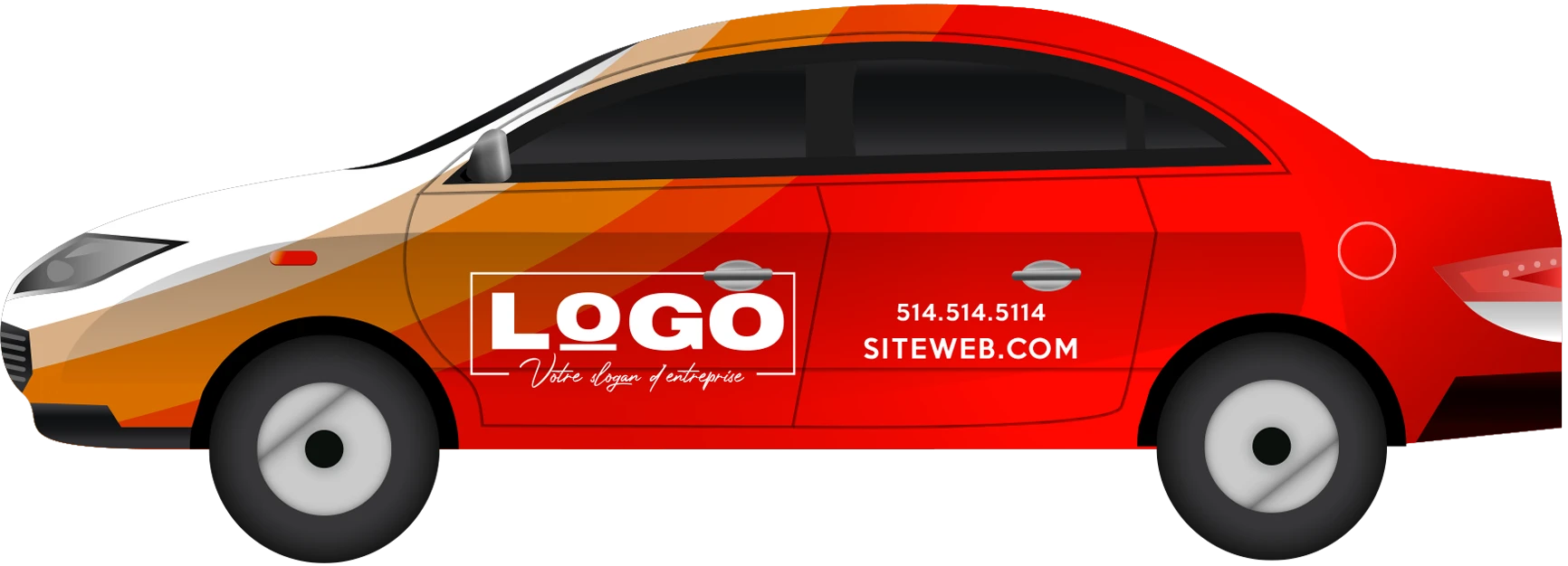 Lettering for full vehicle wrapping professional | Blainville, Saint-Jérôme